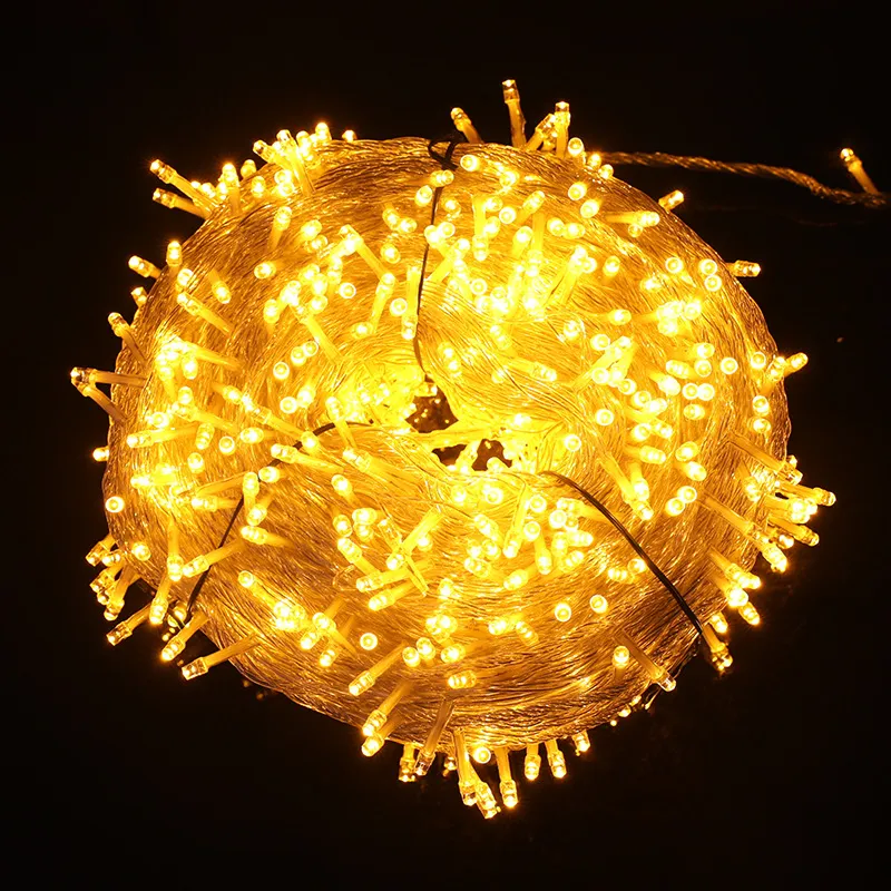 Picture of LED colored lights, flashing lights, string lights, holiday decorations, Christmas weddings, outdoor waterproof star colored light strings  10m EU